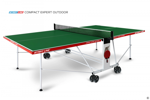 Теннисный стол Start line Compact EXPERT Outdoor GREEN