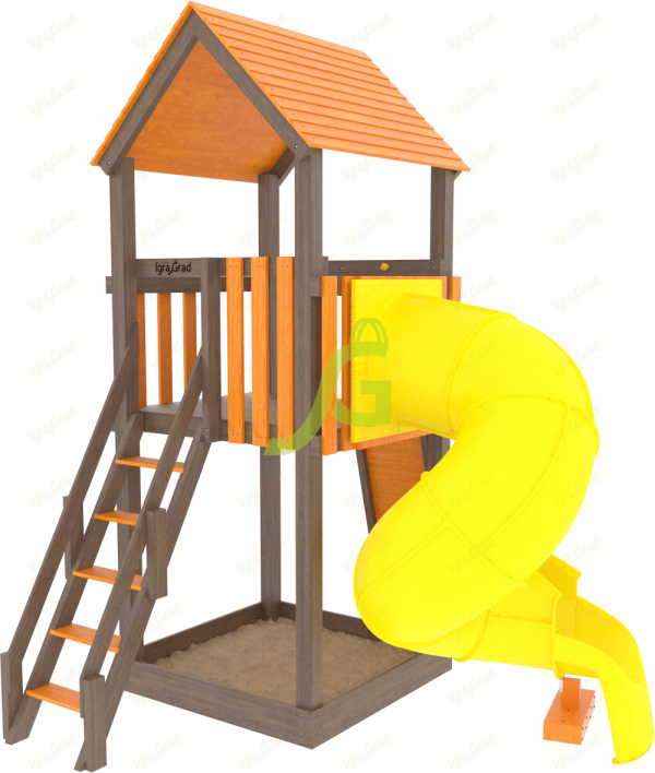 Детская площадка IgraGrad Панда Фани Tower с трубой