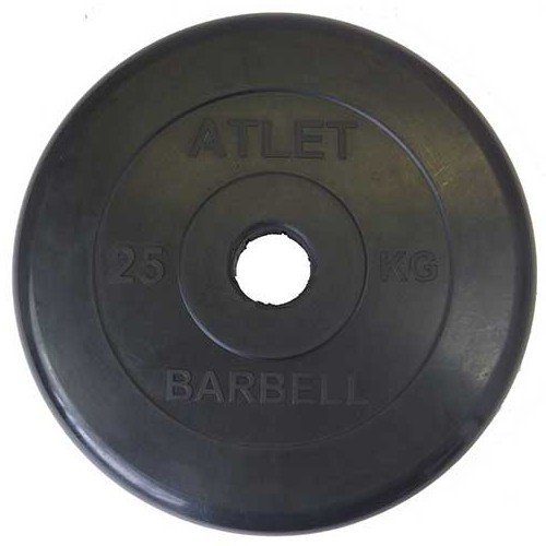 Диск обрезиненный черный MB ATLET D-51