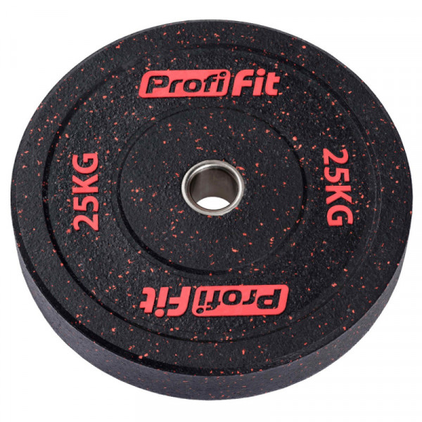 Диск для штанги HI-TEMP с цветными вкраплениями, PROFI-FIT D-51