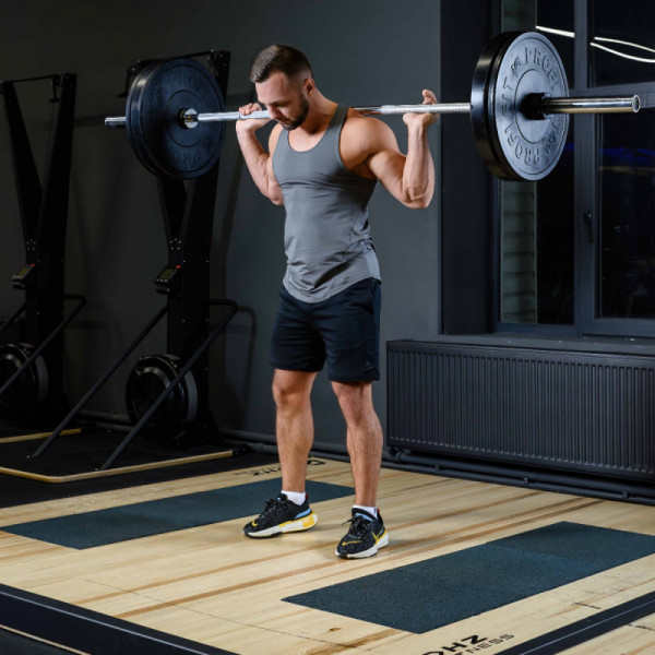 Диск для штанги каучуковый, черный, PROFI-FIT D-51