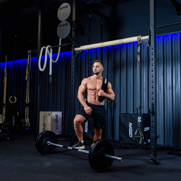 Диск для штанги каучуковый, черный, PROFI-FIT D-51