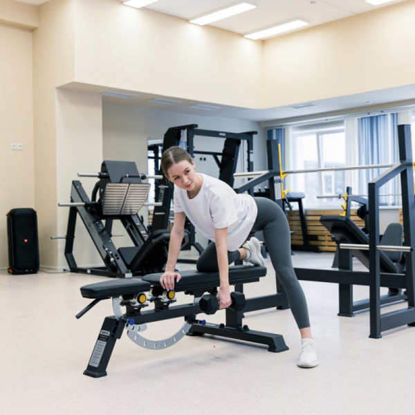 Гантель гексагональная обрезиненная PROFI-FIT