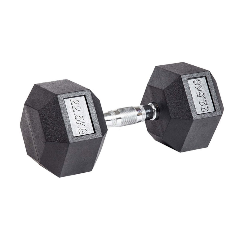 Гантель гексагональная обрезиненная PROFI-FIT