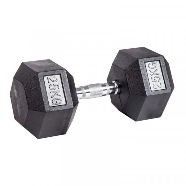 Гантель гексагональная обрезиненная PROFI-FIT