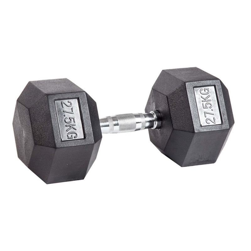 Гантель гексагональная обрезиненная PROFI-FIT