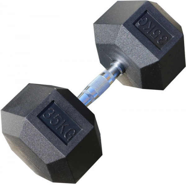 Гантель гексагональная обрезиненная PROFI-FIT