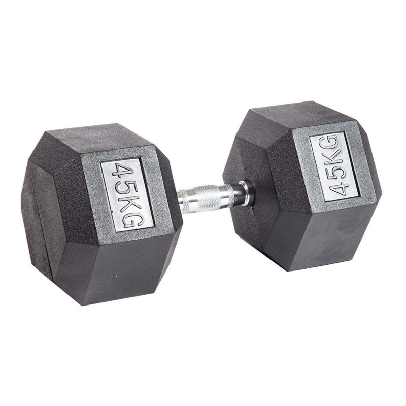 Гантель гексагональная обрезиненная PROFI-FIT