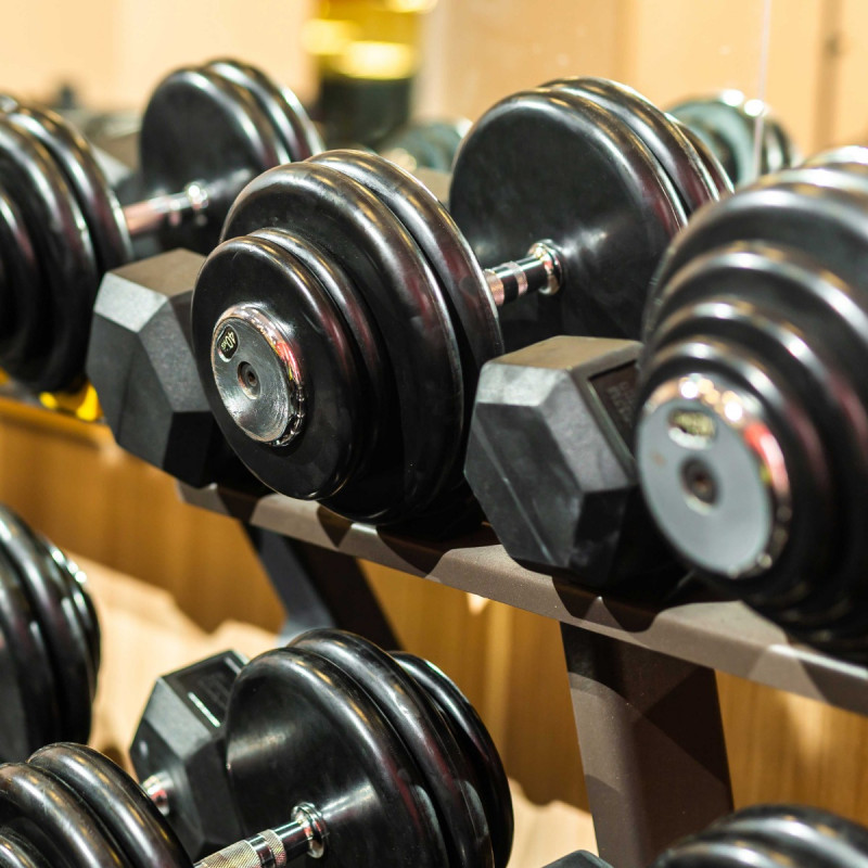 Гантельный ряд базовый (шаг 2,5 кг, 10 пар) 27,5-50 кг PROFI-FIT
