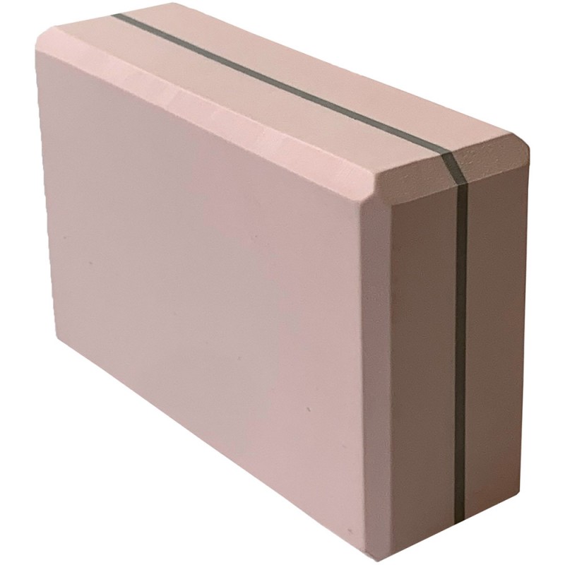 Йога блок полумягкий (светло розовый) 223х150х76мм., из вспененного ЭВА (E39131-33)