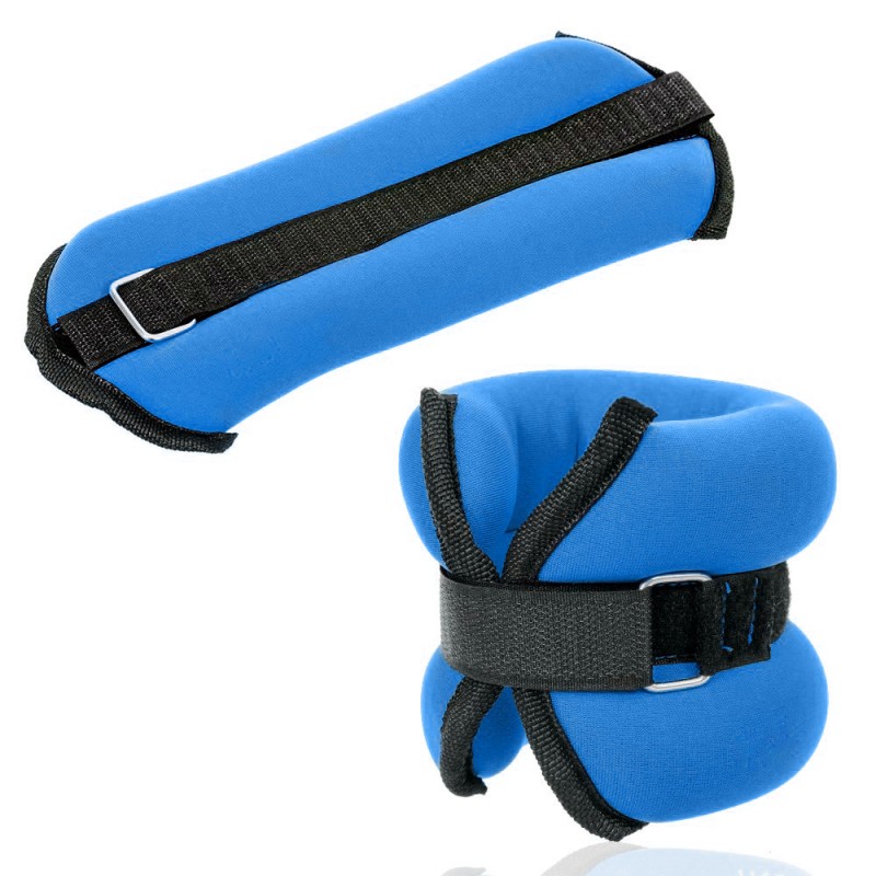 Утяжелители "ALT Sport" (нейлон) в сумке (синие) (HKAW101-3)