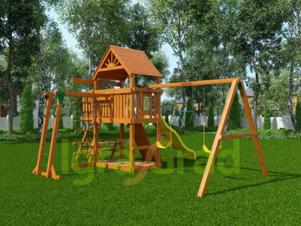 Детская площадка IgraGrad Шато с рукоходом (дерево)