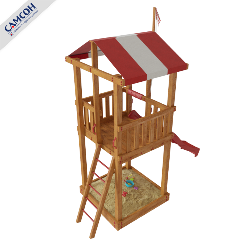 Детская деревянная игровая площадка Бремен