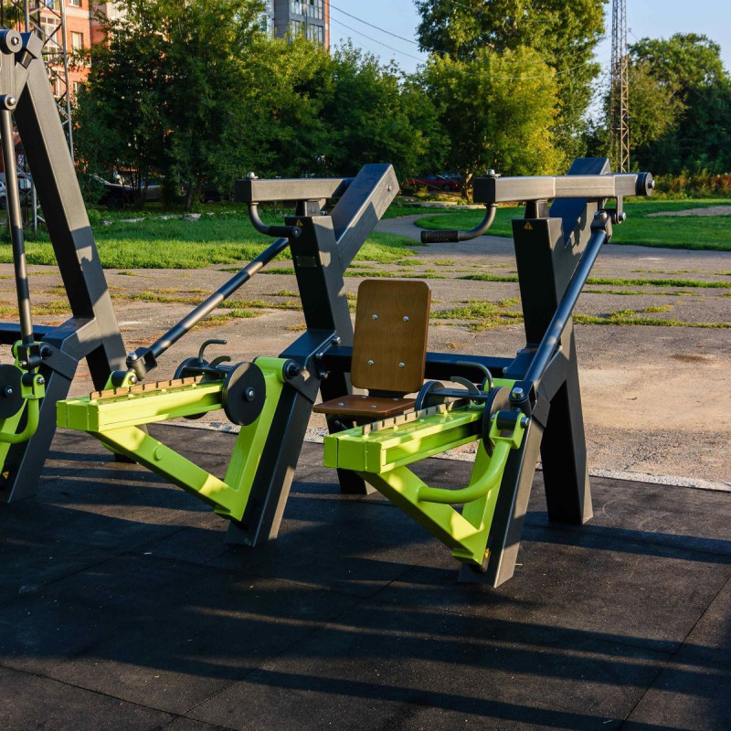 Уличный тренажер Жим вверх с переменной нагрузкой ZAVODSPORTA P-1801.1