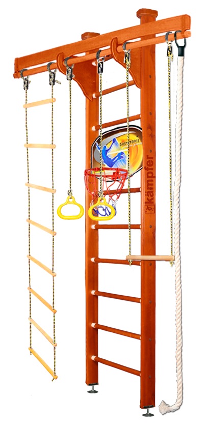 Шведская стенка Kampfer Wooden Ladder Ceiling Basketball Shield