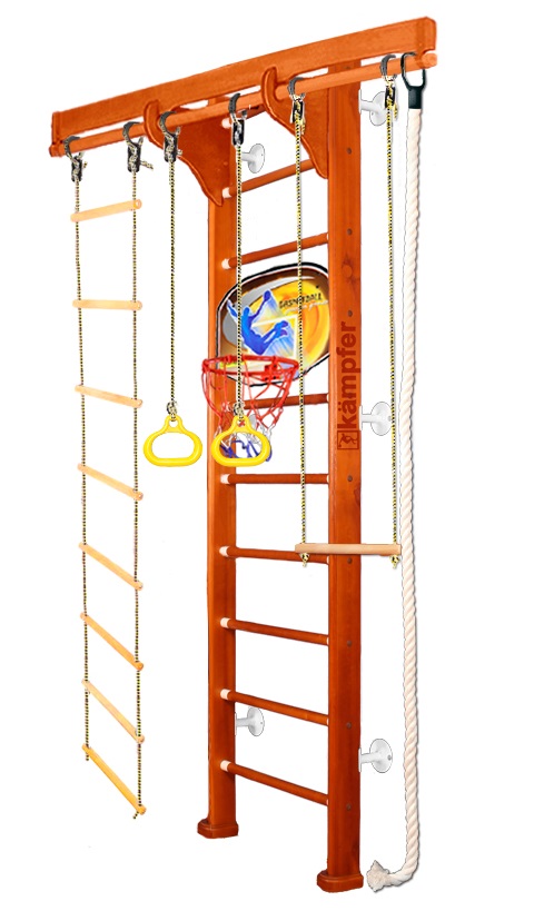 Шведская стенка Kampfer Wooden Ladder Wall Basketball Shield