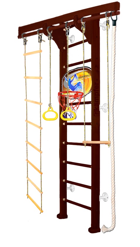 Шведская стенка Kampfer Wooden Ladder Wall Basketball Shield