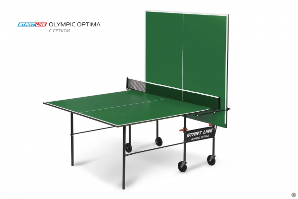 Теннисный стол START LINE OLYMPIC Optima с сеткой Green