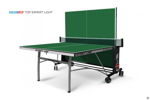 Теннисный стол Start line Top Expert Light GREEN с сеткой