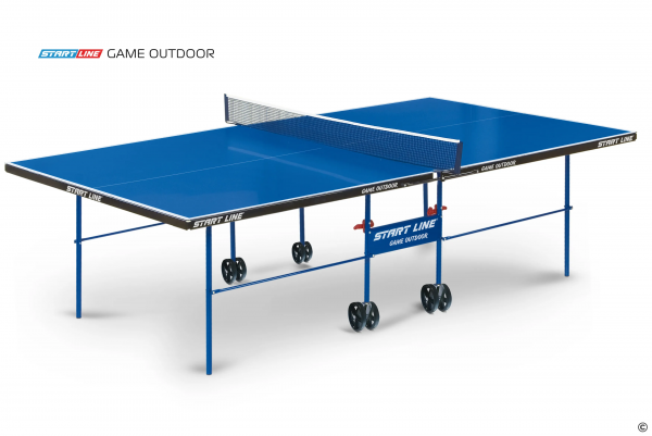 Теннисный стол START LINE GAME OUTDOOR 2 с сеткой Blue