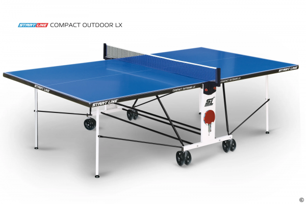 Теннисный стол START LINE COMPACT OUTDOOR 2 LX с сеткой Blue