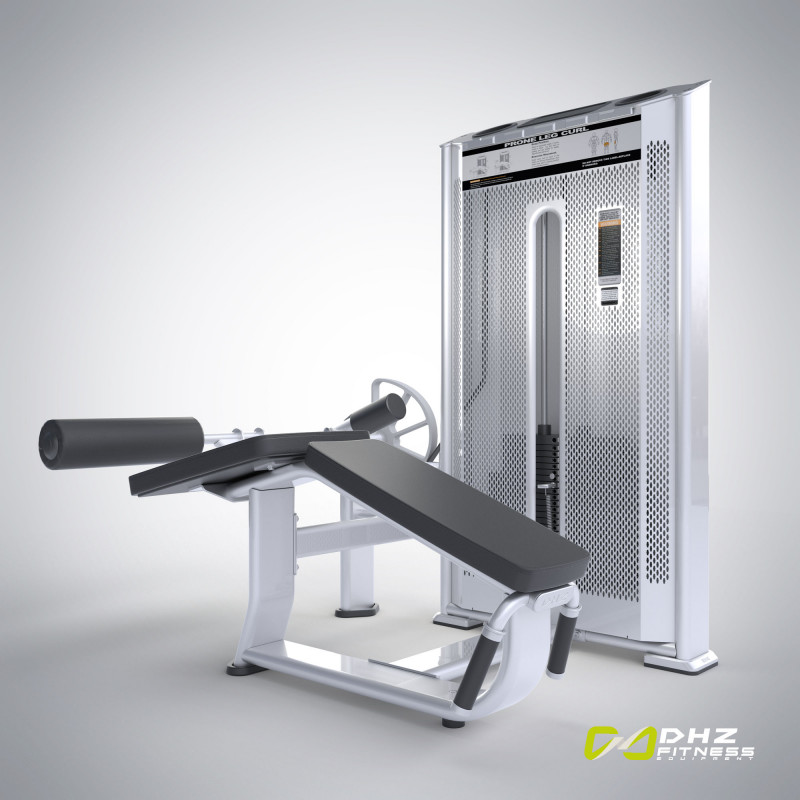 Сгибание ног лежа. DHZ E7001A (Стек 110 кг)