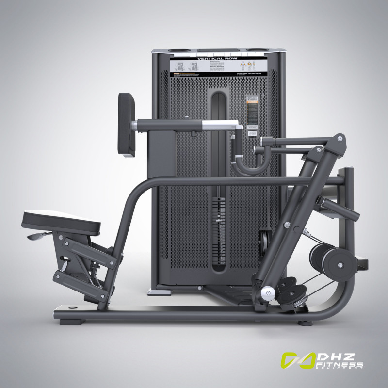 Гребная тяга с упором на грудь. DHZ E7034A (Стек 110 кг)