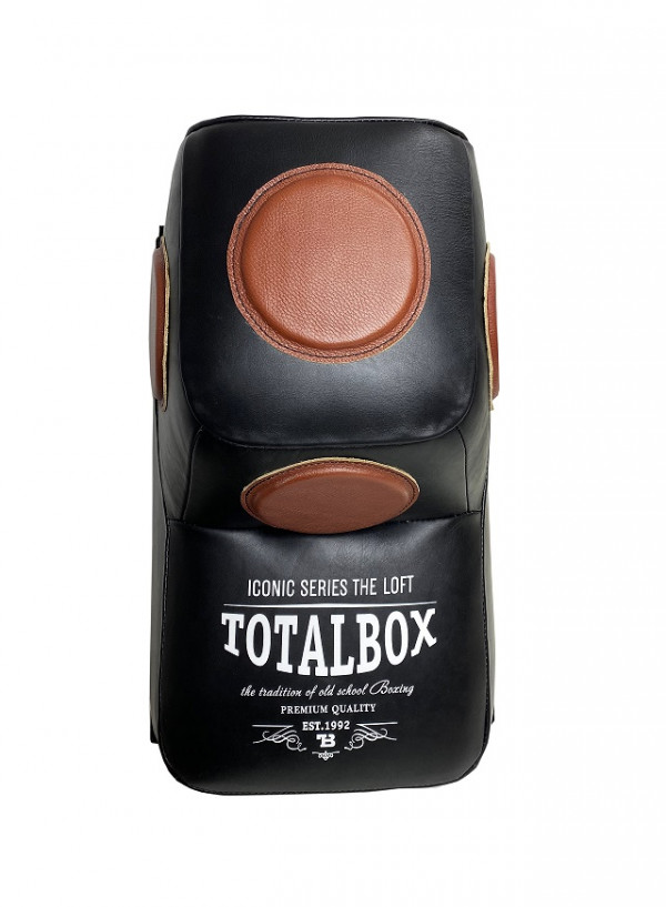 Подушка кожаная боксерская "LOFT г-образная с мишенями" 40х60х46 см