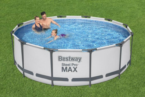 Каркасный бассейн Bestway Steel Pro Max 366х100см, 9150л, фил.-насос 2006л/ч, лестница
