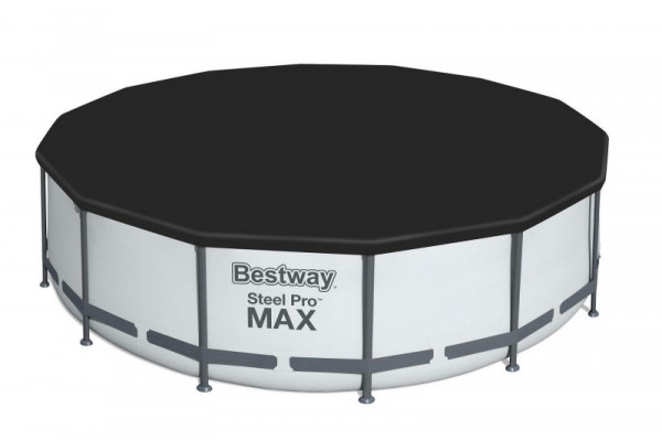 Каркасный бассейн Bestway Steel Pro Max 427х122см, 15232л, фил.-насос 3028л/ч, лестница, тент