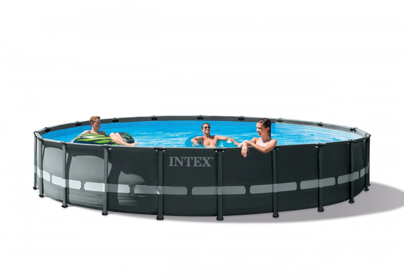 Каркасный бассейн Intex Ultra XTR Frame 610х122см, 30079л, песч.фил.-нас. 7900л\ч, лестница, тент, подстилка