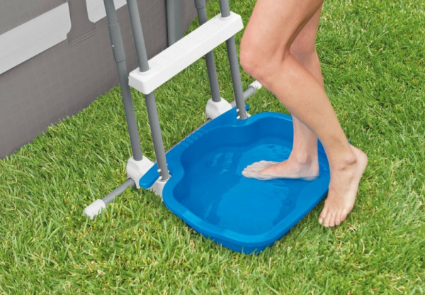 Пластиковая ванна для ног 56х46х9см, для лестн.иц от 91 до 132 см