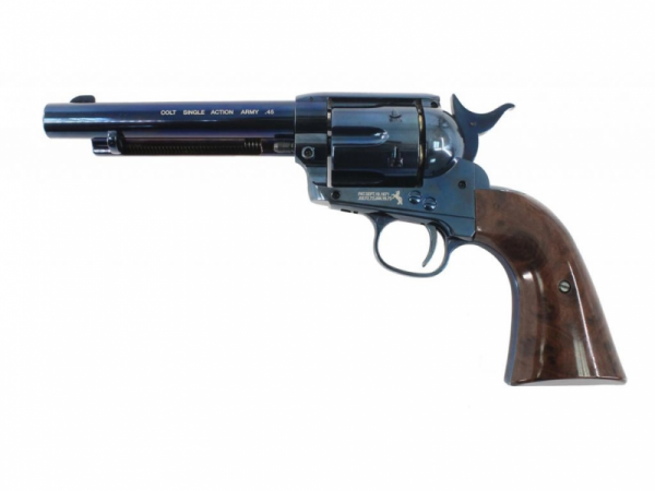 Пневматический револьвер Umarex Colt Single Action Army 45 blue finish 4,5 мм
