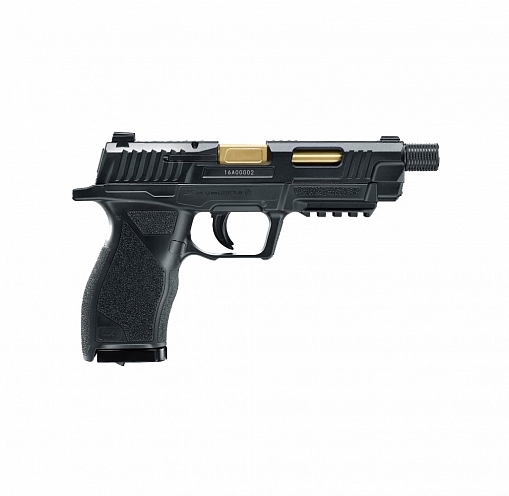Пистолет пневматический Umarex SA10 4,5мм (черный, метал, blowback, pellet, BB)
