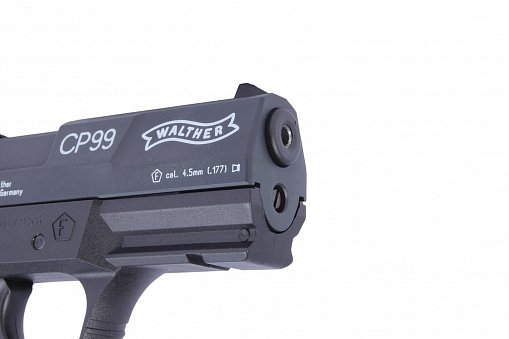Пистолет пневматический Walther СР 99 (чёрный с чёрной рукояткой)