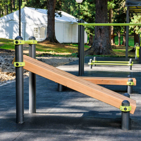 Воркаут наклонная скамья для упражнений на пресс ZAVODSPORTA W308