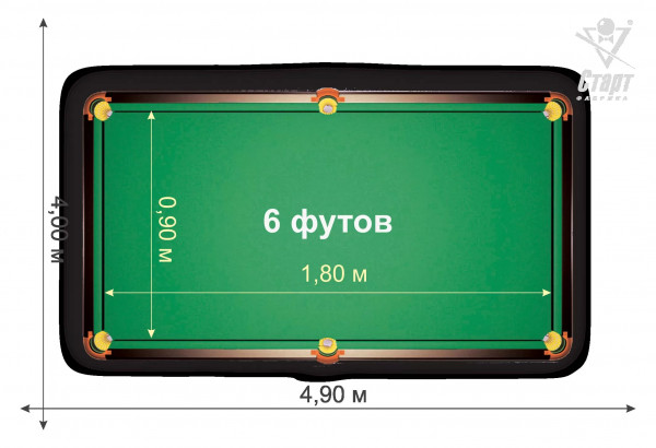 Стол бильярдный Лофт шпон