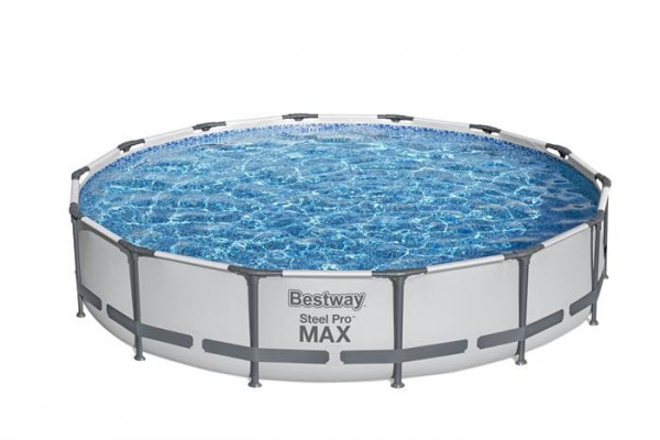 Каркасный бассейн Bestway Steel Pro Max 427х84см, 10220л, фил.-насос 2006л/ч (56595 BW)