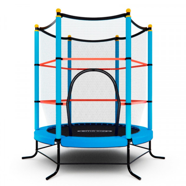 Батут DFC SMRKIDS 55 дюймов с сеткой BLUE
