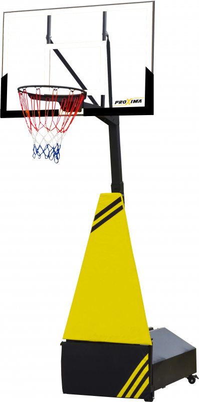 Мобильная баскетбольная стойка Proxima SG-6H 47", стекло