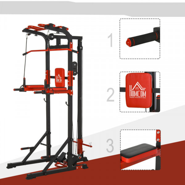 Турник-брусья, тяга сверху  DFC HOMEGYM HOMCOM D270