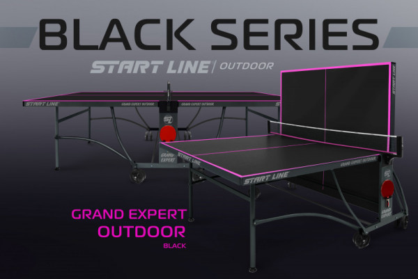 Теннисный стол Grand EXPERT 4 Всепогодный Black
