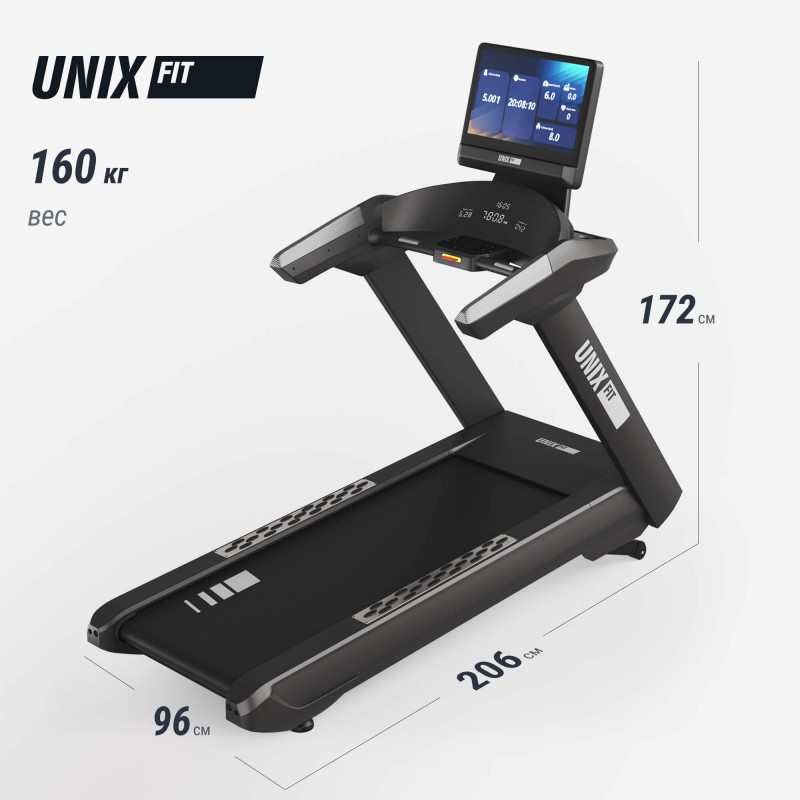 Беговая дорожка UNIX Fit T-1350 PRO (25" TFT)