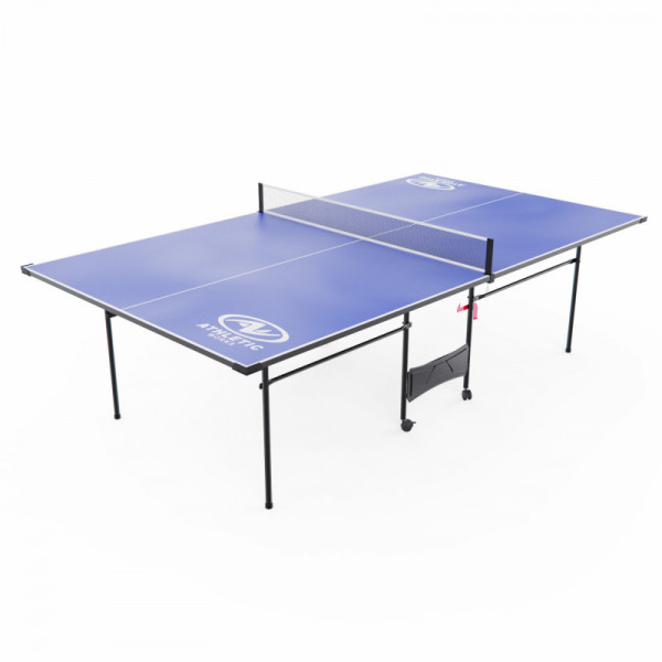 Теннисный стол DFC ATHLETIC, размер по стандарту ITTF 274 x 152 см, усиленный, с сеткой, складной